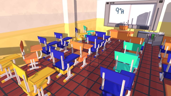 Clasroom 3D Model