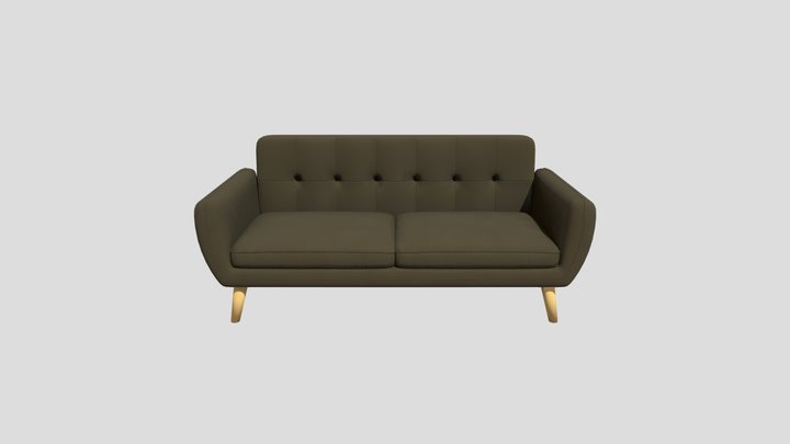 Love Seat Sofa 3D Model