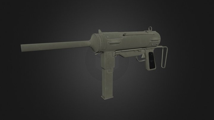 Grease Gun 3D Model