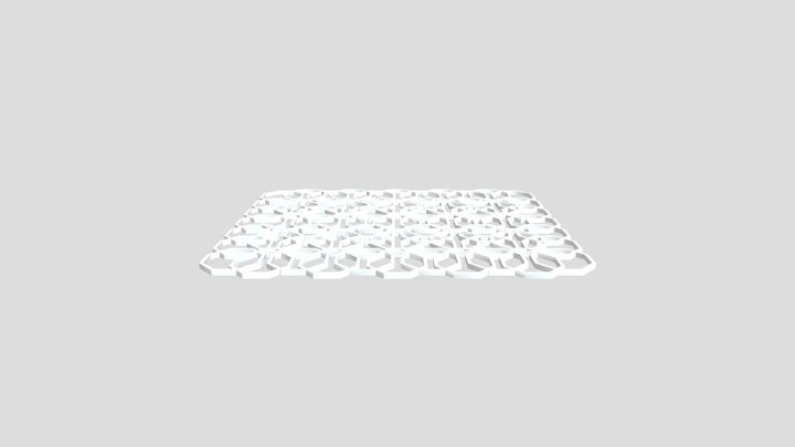 Octagonal Islamic Pattern 3D Model