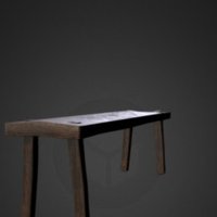 viking_bench 3D Model
