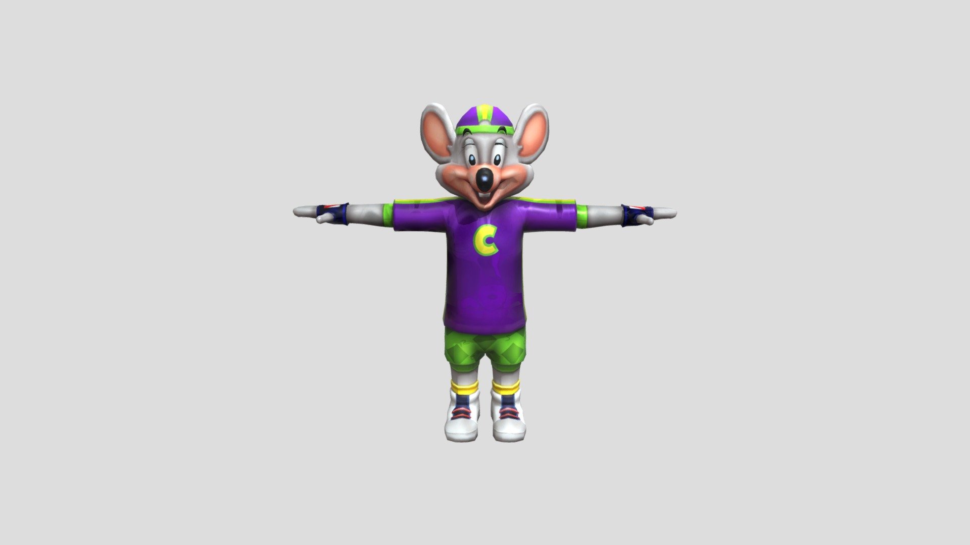 Chuck E Cheese - Download Free 3D model by CECDUDE CECDUDE 1a78bbd 