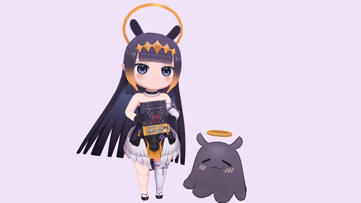 Ninomae Ina'nis 3D Model
