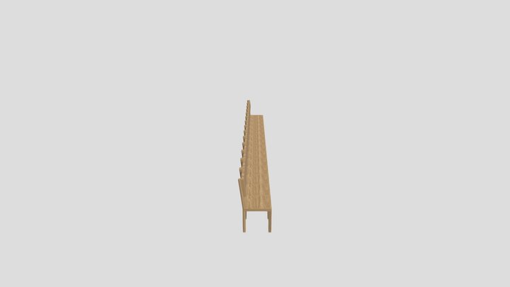 Chair Young Wood 3D Model