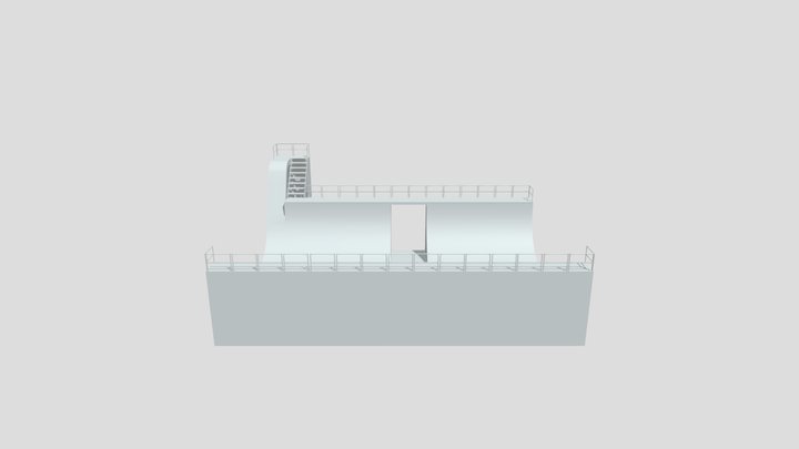 Halfpipe Model 3D Model