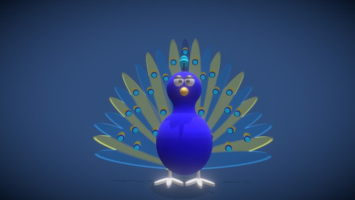 Peacock 3D Model
