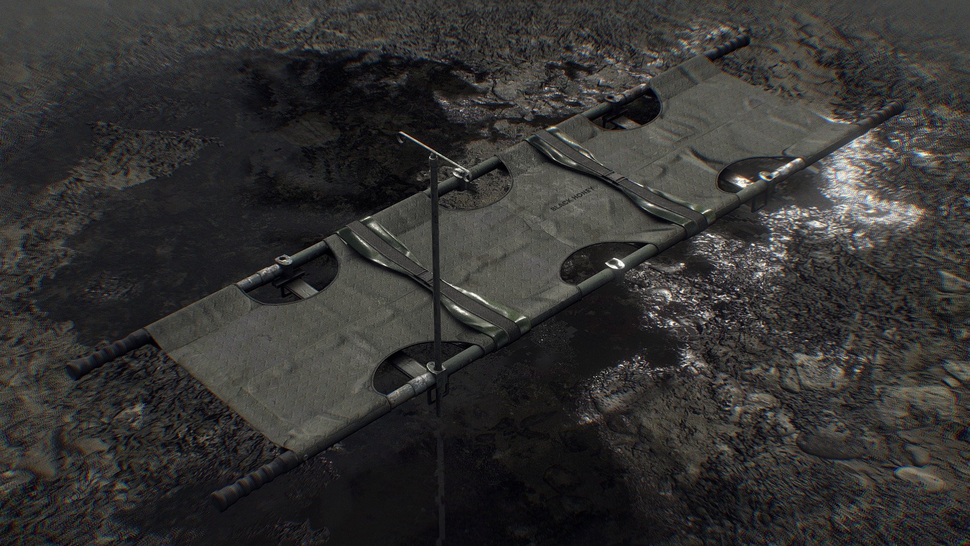 800 Followers Celebration - Military Stretcher — Sketchfab embed 3D viewer