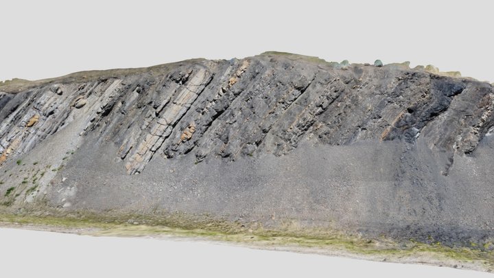 Gates Formation - Smoky River 3D Model