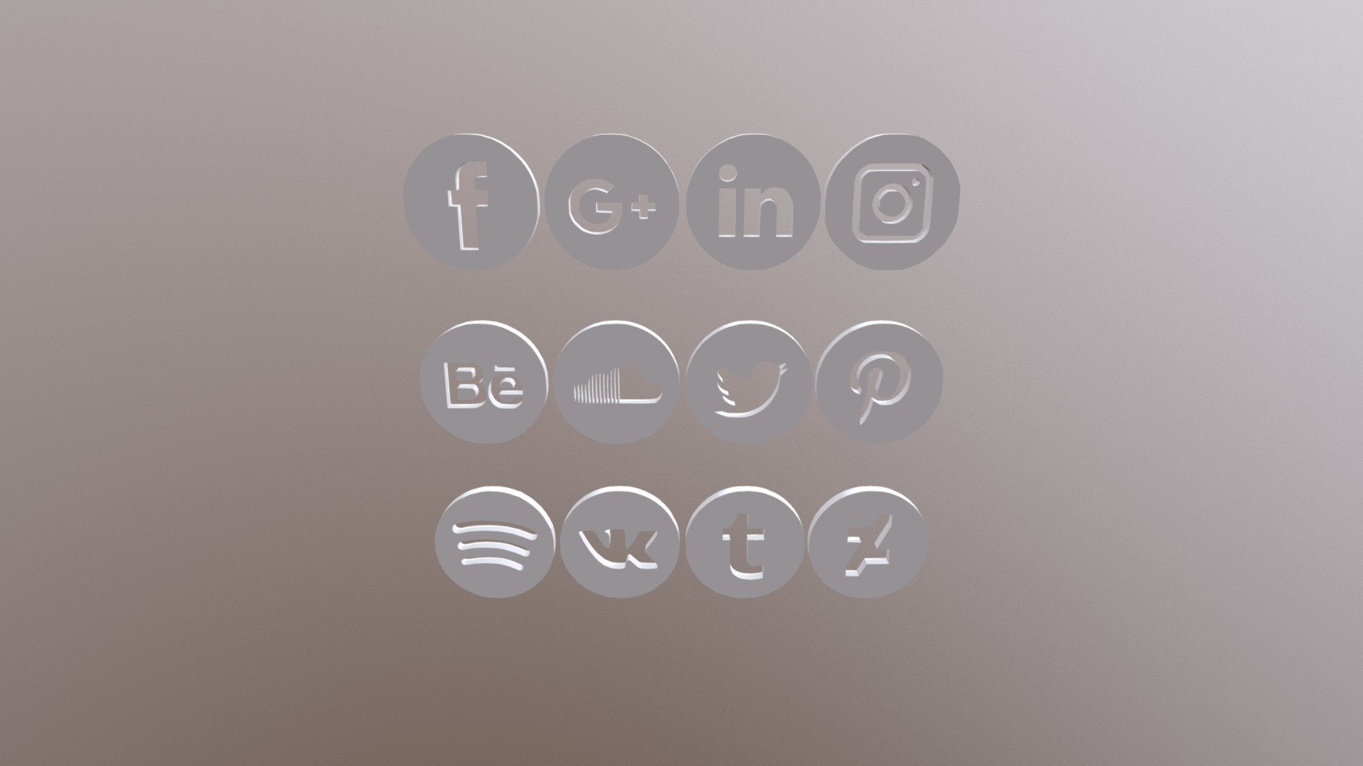 Social Icon Coins