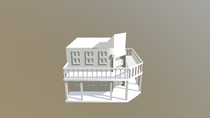 Saloon Completo 3D Model