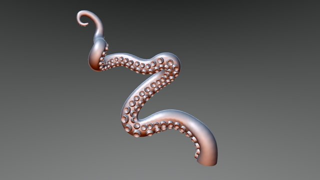 Day 2 Tentacle 3D Model
