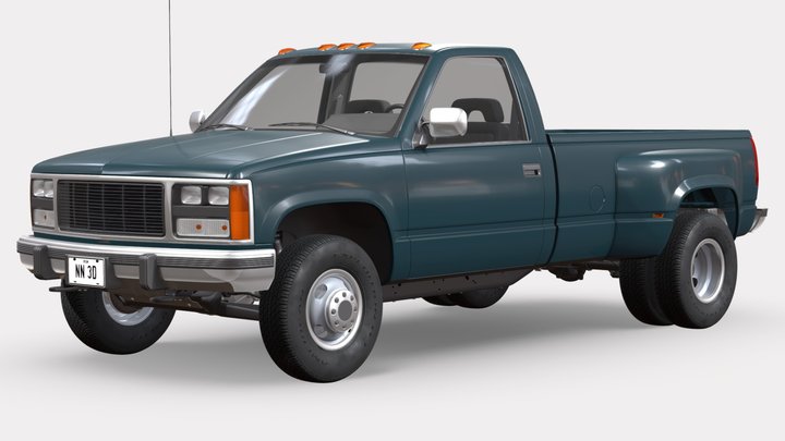 GENERIC PICKUP TRUCK 24 3D Model
