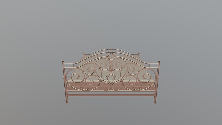 кровать 3D Model