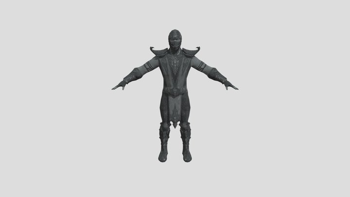 Mortal Kombat 9 Scorpion 3D Model