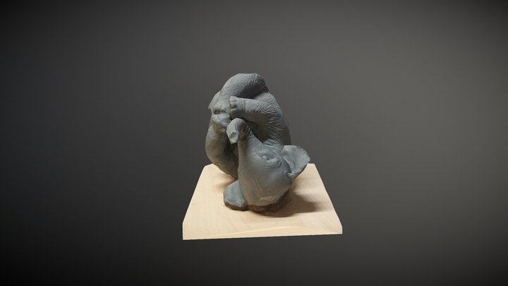 Broken Elephant 3D Model