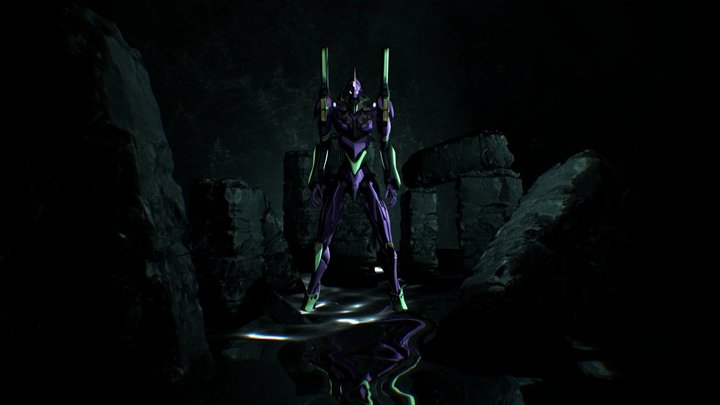 EVANGELION--01 3D Model