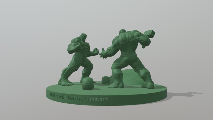 Hulk´s rebellion 3D Model
