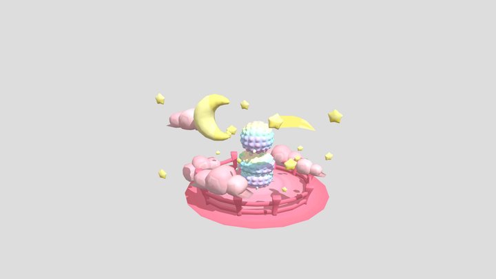 Cuu night cutee 3D Model