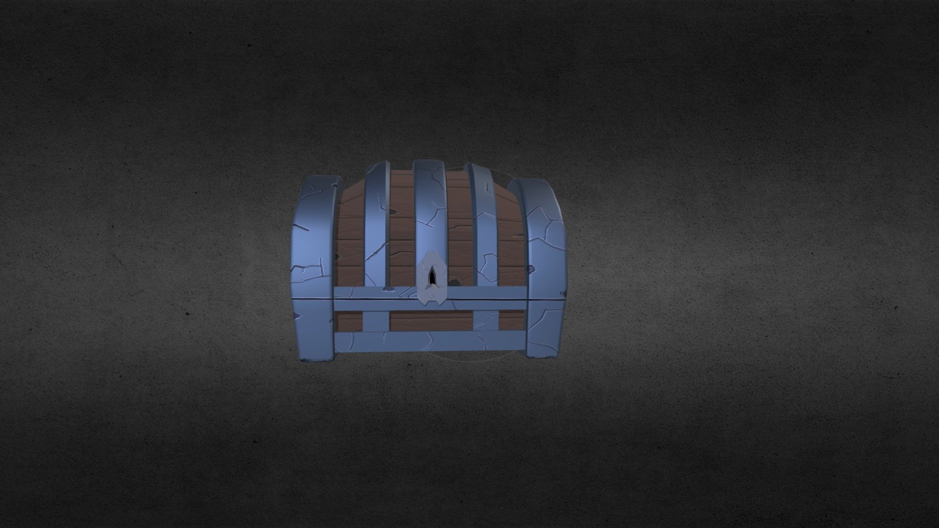 KNB137 A1 - Old Treasure Chest