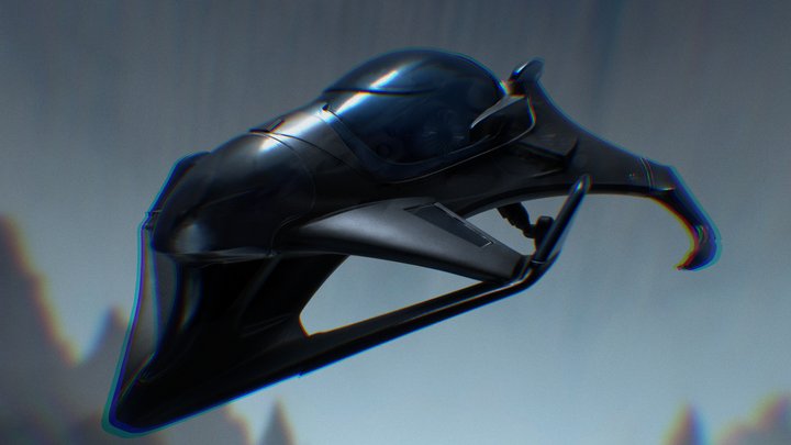 Bat Fly-boat – Furtive Mode – Free 3D Model STL
