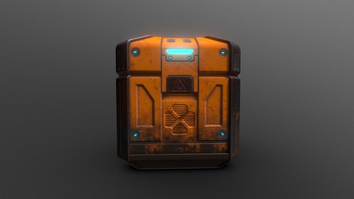 GART130 Crate 3D Model