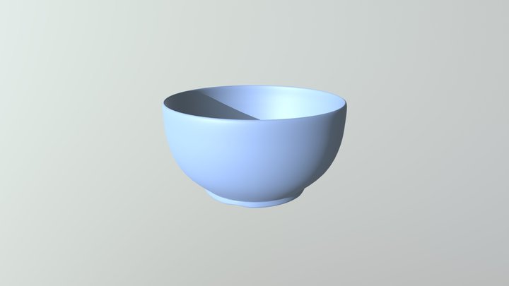 Breakfast bowl 3D Model