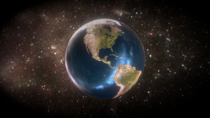 Earth- globe 3D Model