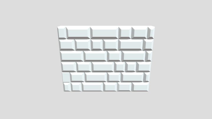 BrickWall – Kostenloses 3D-Modell STL
