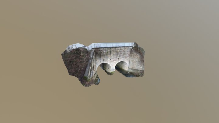 Pont aqueduc 3D Model