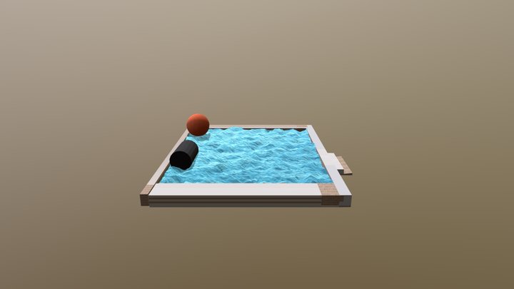 basic animation of water 3D Model
