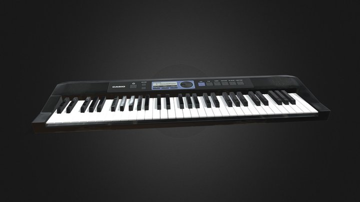 Electronic Piano Keyboard 3D Model