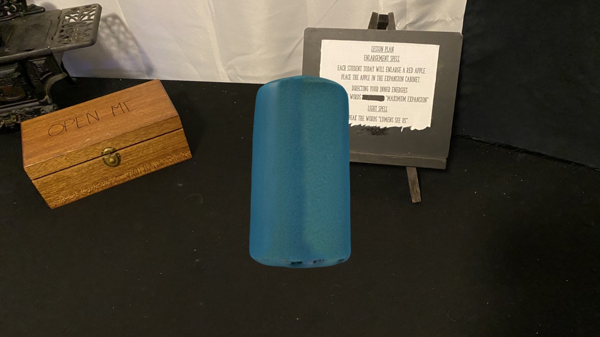 Blue candle