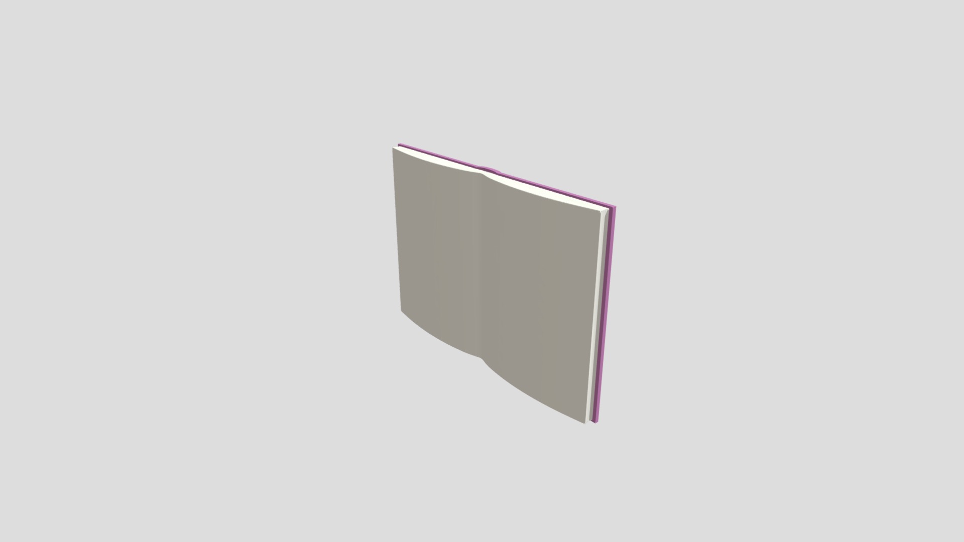 3D model Book