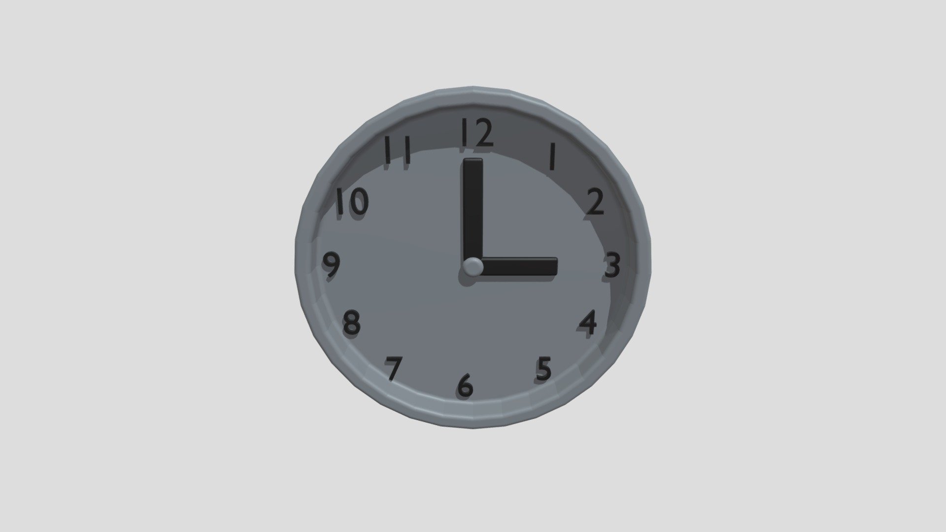 Clock - 3D model by ertmagliquian [1a86be9] - Sketchfab