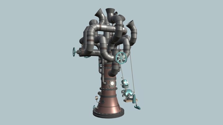The Tubular Ttree | Coursework 3D Model