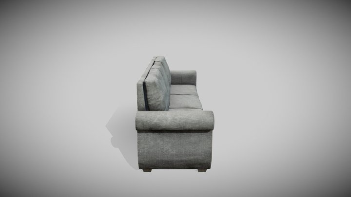 Old Couch 3D Model