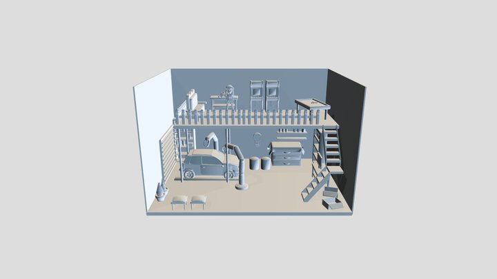 Proyecto Ordinario Garaje Prueba3 3D Model