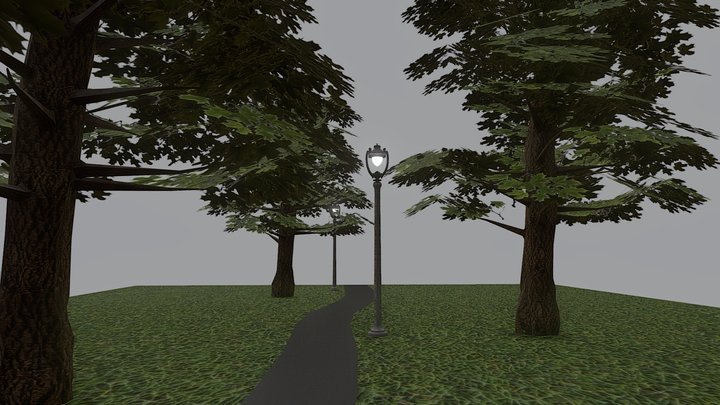 Milwaukee Trail 3D Model