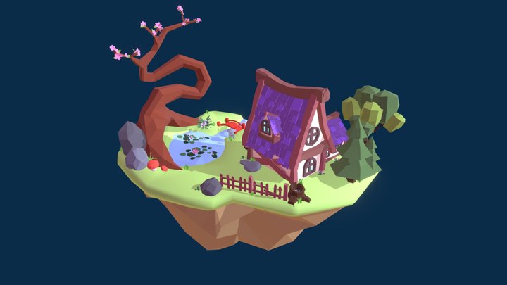 island 3D Model
