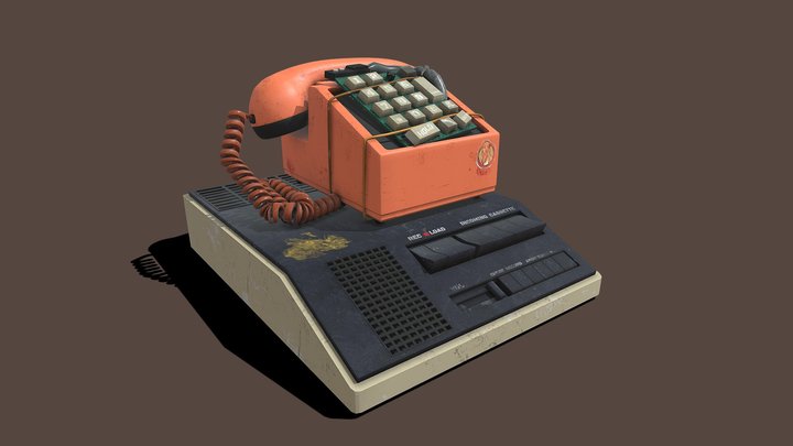 Phone retro. 3D Model
