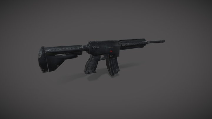 Arma HK416. 3D Model