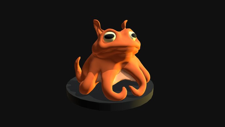 Frogtopus Final work 3D Model