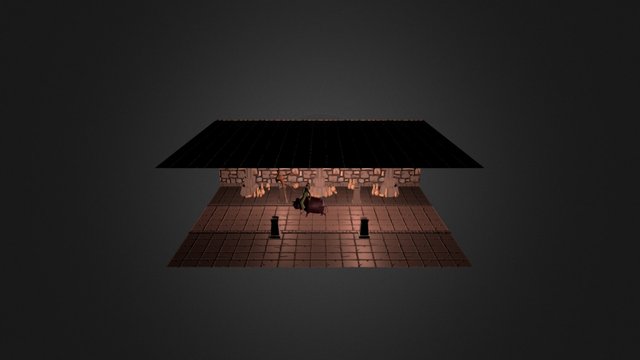 Crypt Diorama 3D Model
