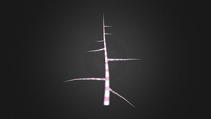 Sugar Rush Tree 3D Model