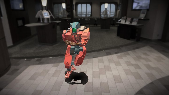 Robot V3 - Dancing 3D Model