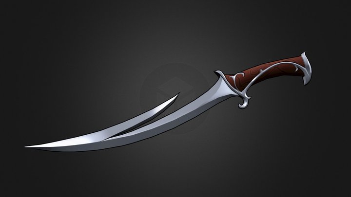 Stylized Valorant Knife (Songsteel) 3D Model