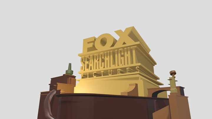 Fox Searchlight Pictures Hitchcock logo remake V 3D Model