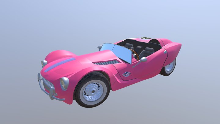Justice Track Car 3D Model