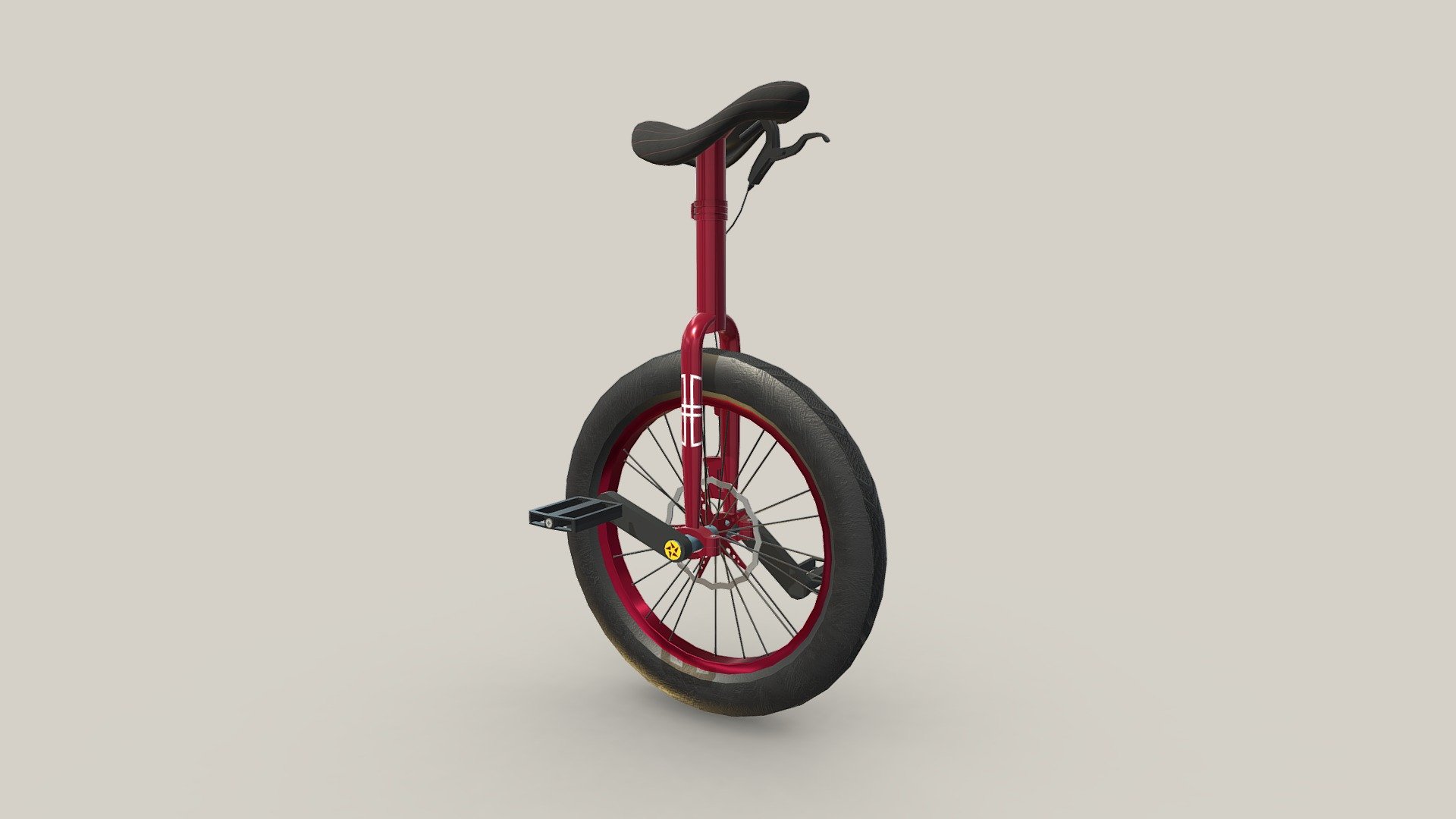 QX RGB Disk Muni Unicycle Download Free 3D model by gozdemrl