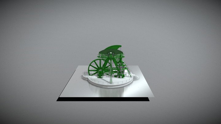 Corliss Centennial Steam Engine 3D Model